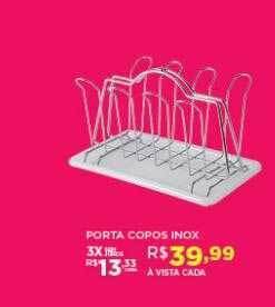 DB Supermercados Porta copos inox oferta