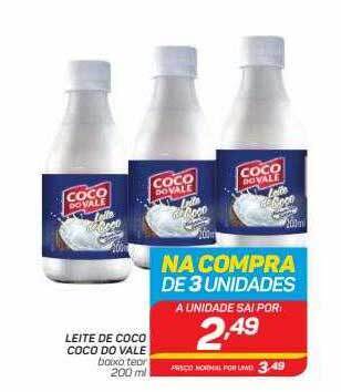 GBarbosa Leite de coco coco do vale oferta