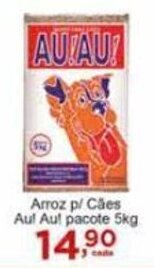 Arroz p/ caes Au! Au! pacote 5kg
