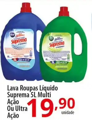 Lava roupas Liquido Suprema 5L Multi Acao ou Ultra Acao