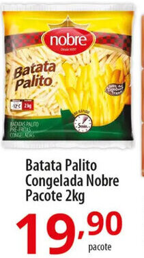 Akki Atacadista Batata Palito Congelada Nobre pacote 2kg oferta