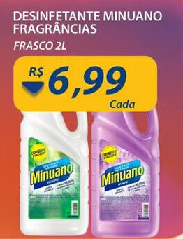 Assaí Atacadista Desinfetante Minuano Frag. 2L oferta