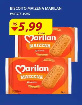Assaí Atacadista Biscoito Maizena Marilan pacote 350g oferta