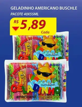 Assaí Atacadista Geladinho Americano Buschle 40x55ml oferta