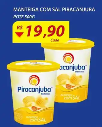 Assaí Atacadista Manteiga com Sal Piracanjuba 500g oferta