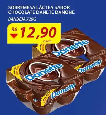 Assaí Atacadista Sobremesa Lactea Sabor Chocolate Danete Danone 720g oferta