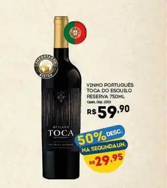 Atacadão Vinho português toca do esquilo reserva oferta
