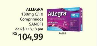 Allegra 180mg c 10 comprimidos sanofi