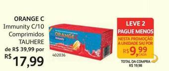 Orange c immunity c 10 comprimidos tauhere
