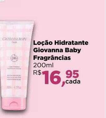 Loção hidratante giovanna baby fragrâncias