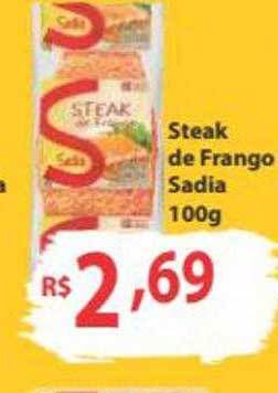 Rede Super Compras Steak de frango sadia oferta