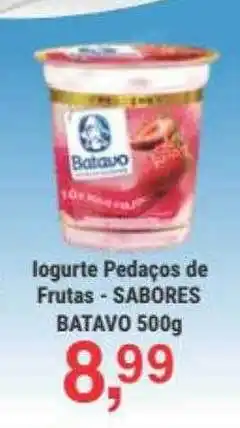 Iogurte pedaços de frutas sabores batavo