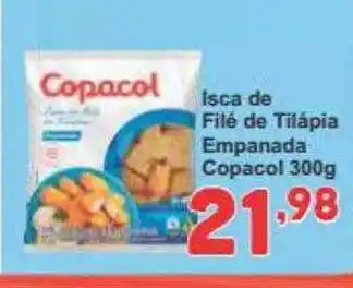 Rede Super Compras Isca de filé de tilápia empanada copacol oferta