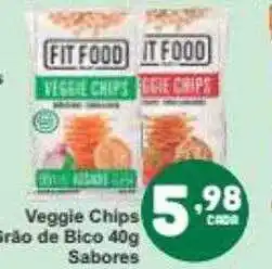 Rede Super Compras Veggie chips grão de bico sabores oferta