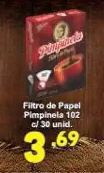 Rede Super Compras Filtro de papel pimpinela 102 oferta