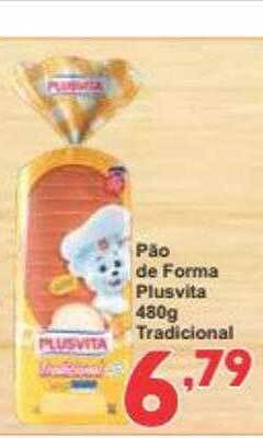Rede Super Compras Pão de forma plusvita tradicional oferta