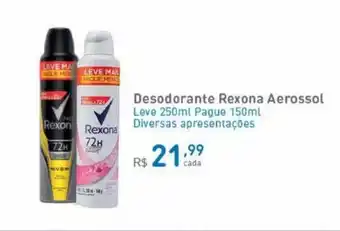 Agafarma Desodorante rexona aerossol oferta