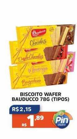 Pinheiro Supermercado Biscoito wafer bauducco oferta
