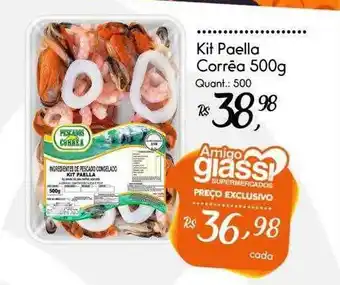 Giassi Supermercados Kit paella corrêa 500 g oferta