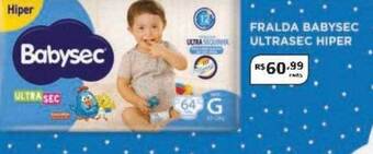 Drogarias Tamoio Fralda babysec ultrasec hiper oferta