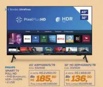 Lojas Colombo Smart tv full hd philips 43 oferta