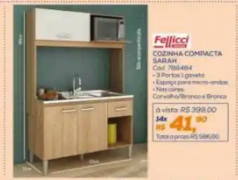Fellicci cozinha compacta sarah