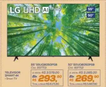 Lojas Colombo Televisor smart 4k lg oferta