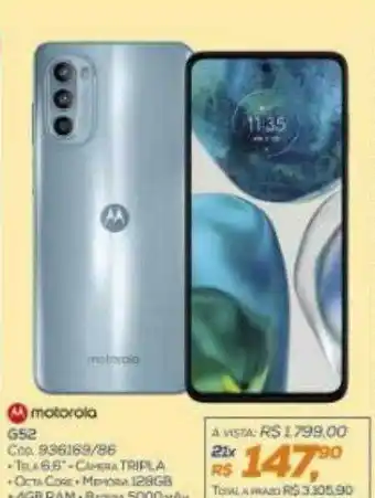 Lojas Colombo G52 motorola oferta