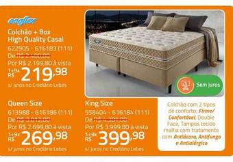 Ecoflex colchão + box high quality casal