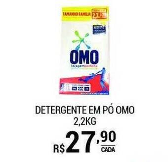 Detergente em pó omo