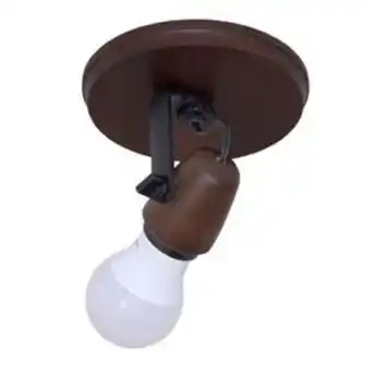 Spot country envelhecida 1 lâmpada 001e luminárias müller