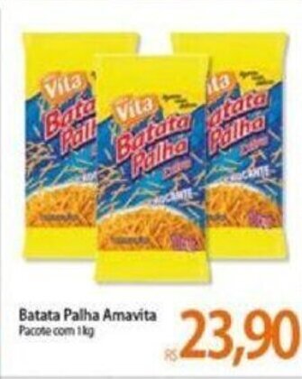 Atacadão Batata Palha Amavita 1kg oferta