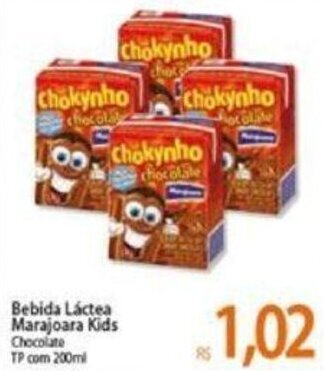 Atacadão Bebida Lactea Marajoara Kids 200ml oferta