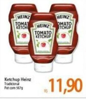 Atacadão Ketchup Heinz 567g oferta