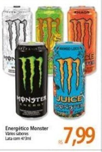 Atacadão Energetico Monster 473ml oferta