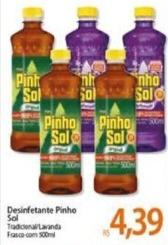 Atacadão Desinfetante Pinho Sol 500ml oferta