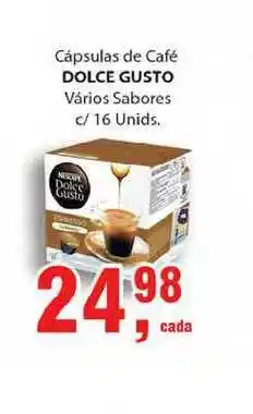 Cápsulas De Café Dolce Gusto Vários Sabores