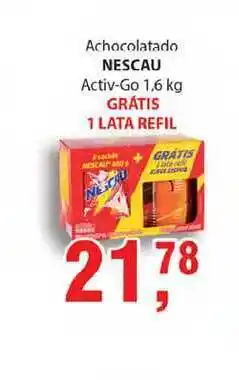 Supermercados Mundial Achocolatado Nescau Activ Go 1.6kg oferta