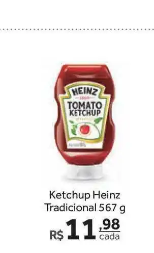Verdemar Supermercado Ketchup Heinz Tradicional 567g oferta