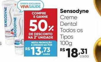 Sensodyne creme dental