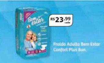 Drogarias Tamoio Fralda adulto bem estar confort plus oferta