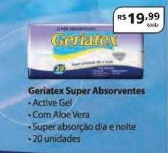 Drogarias Tamoio Geriatex super absorventes oferta
