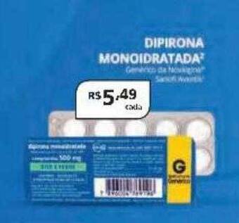 Drogarias Tamoio Dipirona monoidratada oferta