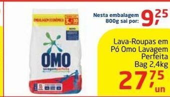 Tenda Atacado Lava roupas em pó omo 2,4kg oferta