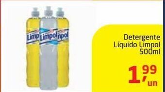 Tenda Atacado Detergente líquido limpol 500ml oferta