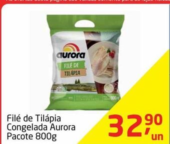 Tenda Atacado Filé de tilápia aurora 800g oferta