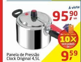 Tenda Atacado Panela de pressão clock 4,5l oferta