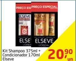Tenda Atacado Kit shampoo 375ml + condicionador 170ml elsève oferta