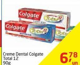 Tenda Atacado Creme dental colgate total 12 90g oferta