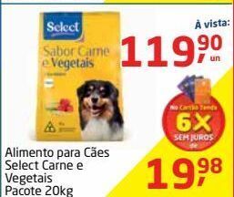 Alimento para cães select 20kg